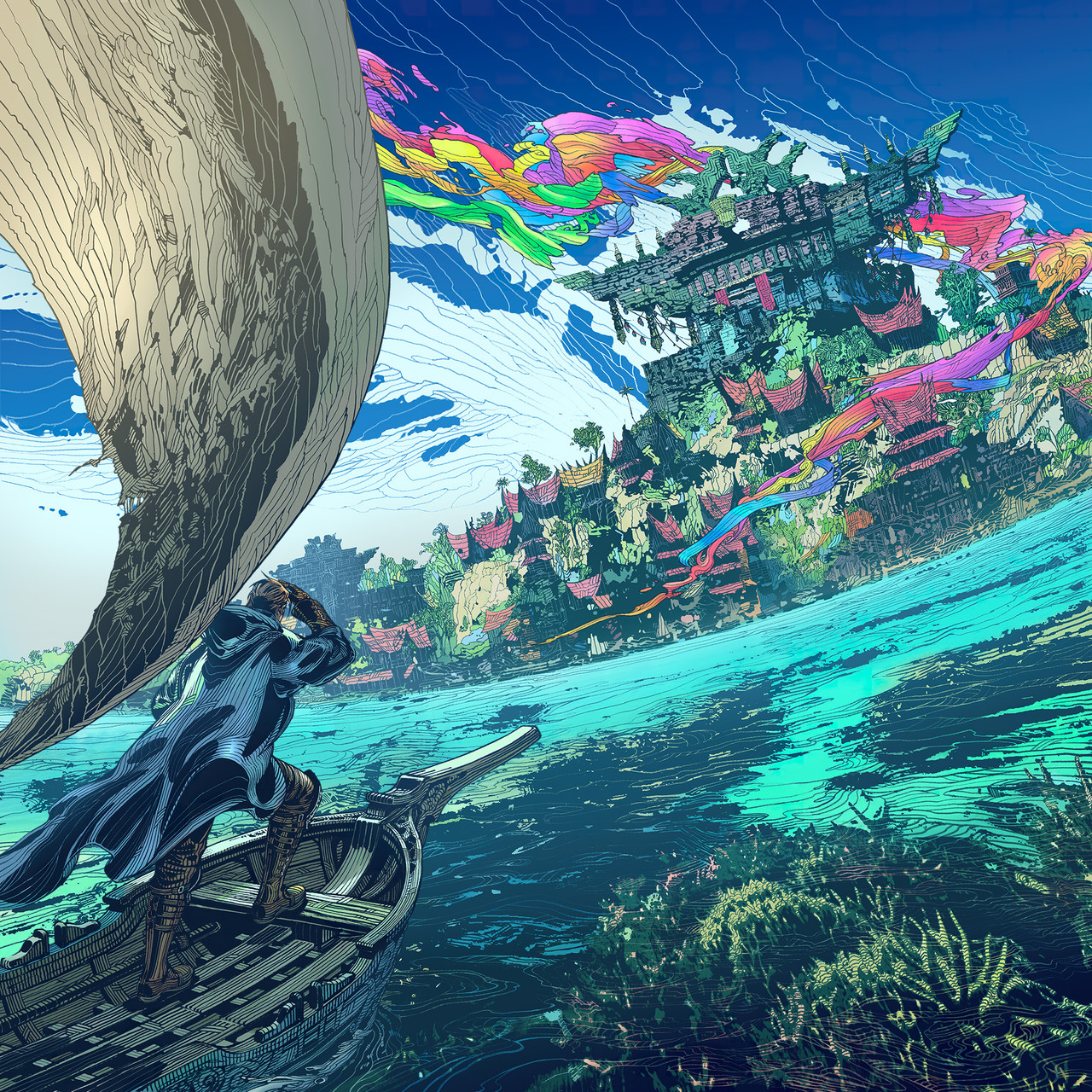 Dawntrail 7 Inch Vinyl Single Album Cover