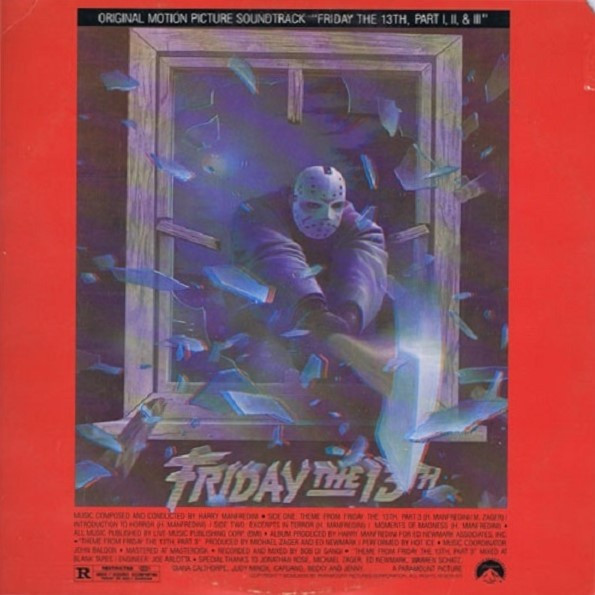 Friday The 13th, Part I, II, & III Album Cover