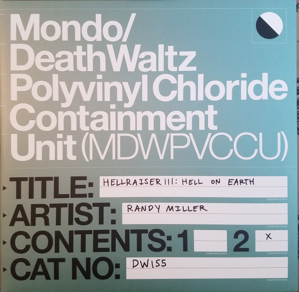 Hellraiser III: Hell On Earth Album Cover