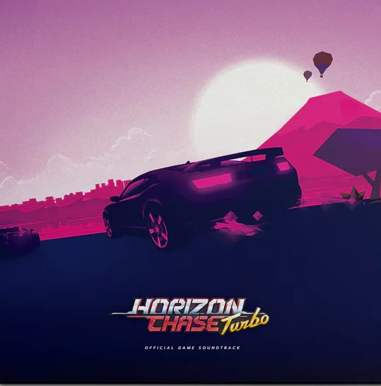 Horizon Chase Turbo Original Soundtrack + Senna Forever Original Soundtrack Album Cover