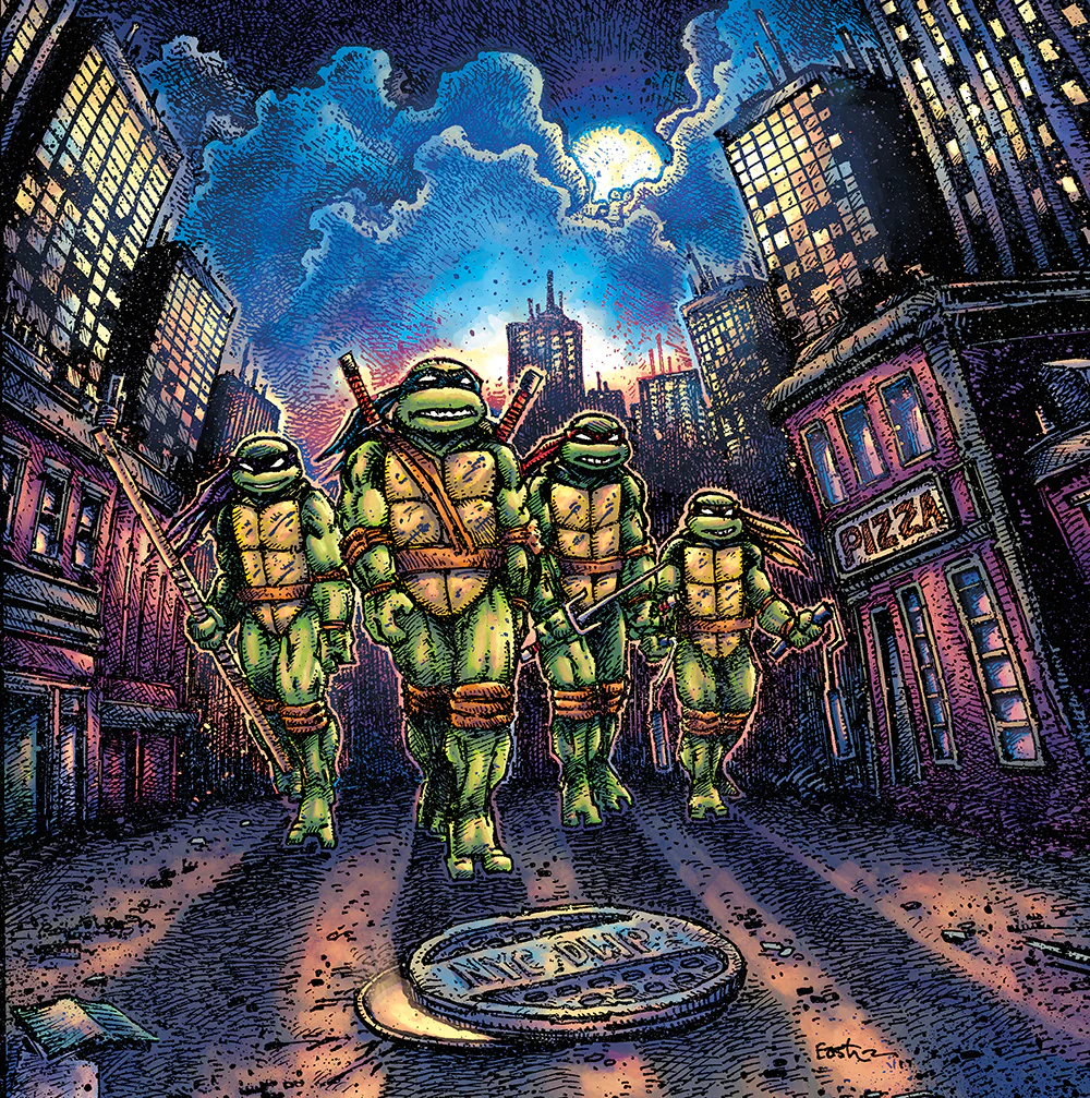 Teenage Mutant Ninja Turtles Album Cover
