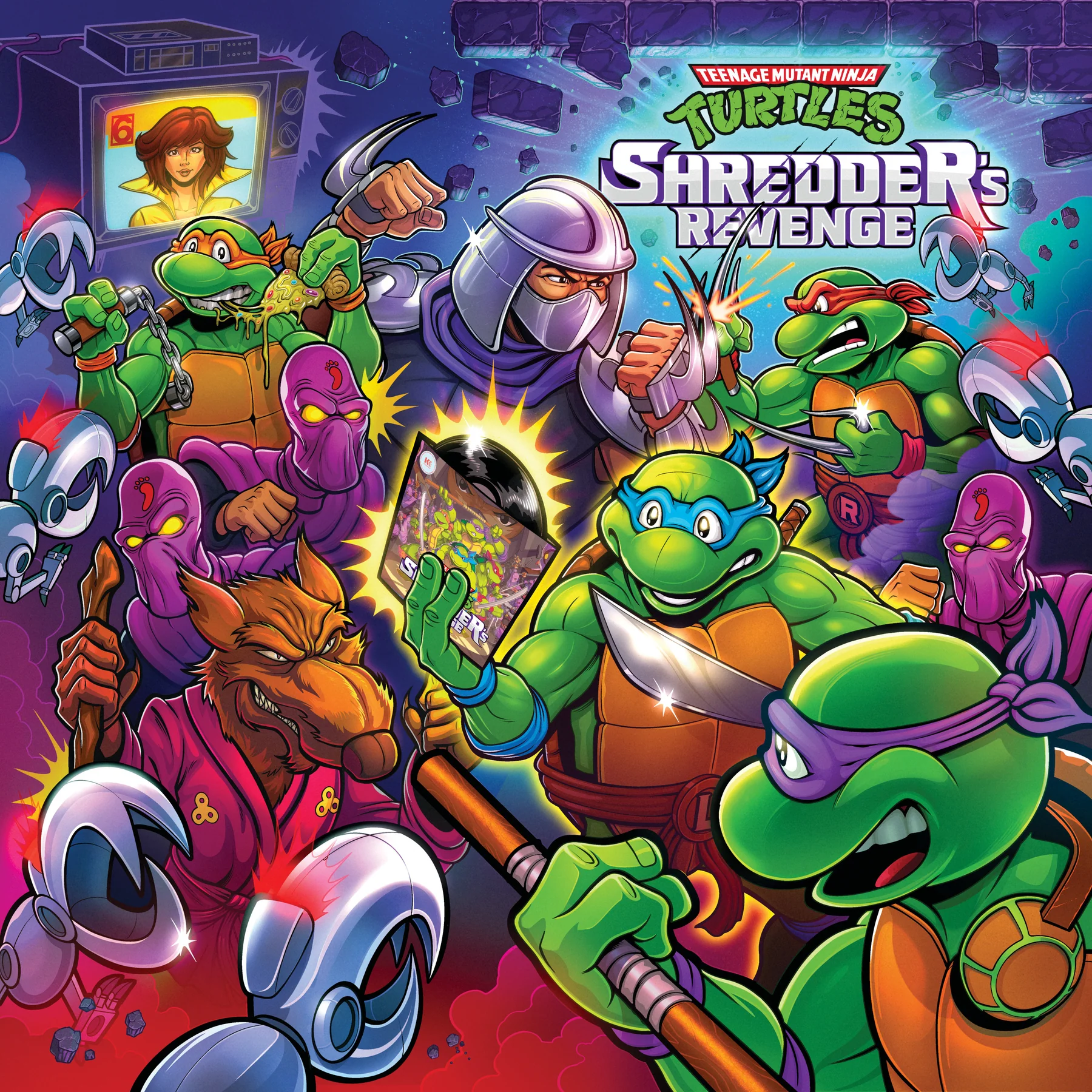 Teenage Mutant Ninja Turtles: Shredder’s Revenge Album Cover